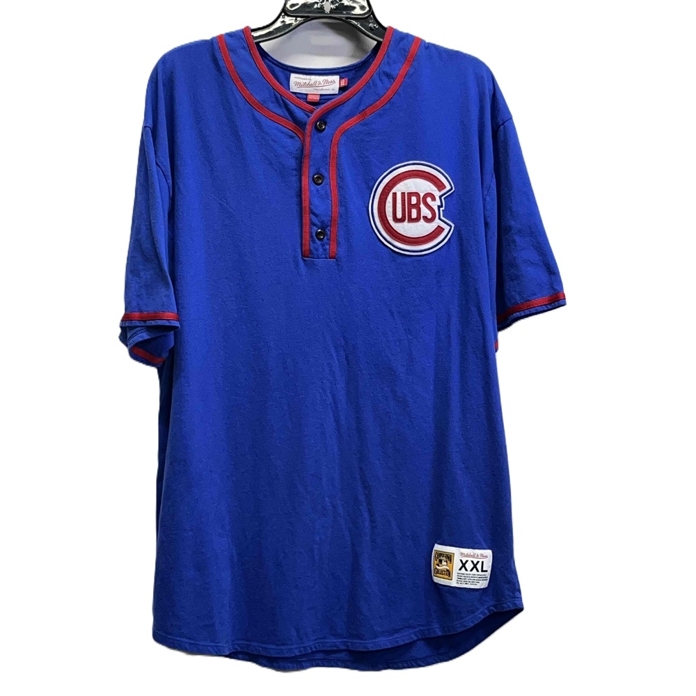 Mitchell Ness Cooperstown Collection Chicago‎ Cubs Cotton Baseball Jersey XXL